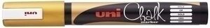 Marcador Tiza Liquida Uni-Ball Chalk Marker Pwe-5M 1,8-2,5 mm Oro