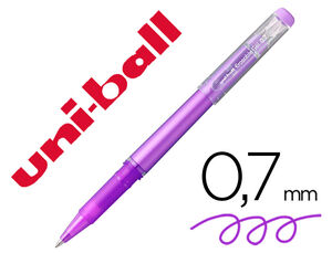 Rotulador Gel Borrable Uni-Ball Uf-222 0,7 mm Violeta