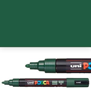 Marcador Uni Posca Medium Pc-5M Verde Ingles