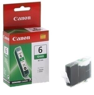 Cartucho Inkjet Canon Bci-6G Bj-S800/s820/s900, I990/99Xx, Pixma Ip4000/ip5000/ip6000/ip8500/mp750/mp760/mp787 Verde 280 Pág. (9473A002)