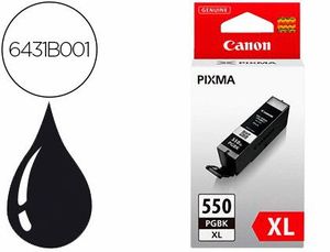 Ink-Jet Canon Pgi550Xl Pixma Mg5450/5550/ 6350/7150 Negro Gran Capacidad