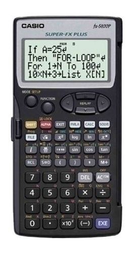 Calculadora Cientifica Casio 16 Digitos Fx-5800 P (4 Líneas) Programable