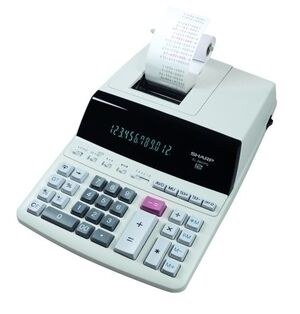 Calculadora Impresora Sharp 12 Digitos El-2607V