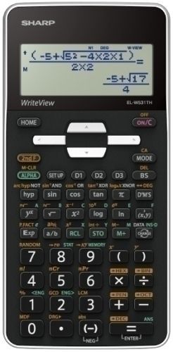 Calculadora Cientifica Sharp 16 Digitos El-W531Th (2 Líneas)