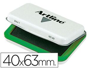 Tampon Artline Nº 00 Verde 40X63 mm