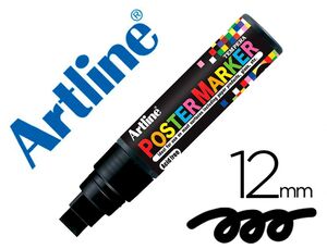 Rotulador Artline Poster Marker Epp-12-Neg Punta Redonda 12 mm Color Negro