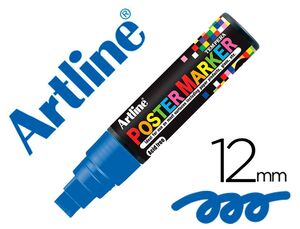 Rotulador Artline Poster Marker Epp-12-Azu Punta Redonda 12 mm Color Azul
