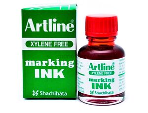 Tinta Rotulador Artline Esk-20 Rojo -Frasco de 20 Cc -Sin Xileno
