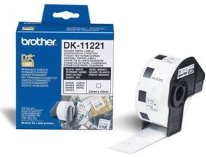 Etiqueta Brother Dk-11221 23X23 mm 1000 Etq para Impresoras Ql
