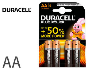 Pila Duracell Lr6 Alcalina Plus Power Aa Blister 4 ud