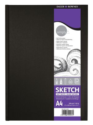 Cuaderno Cosido Dibujo Canson A4 Blanco 100 Gr