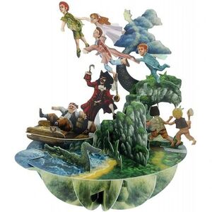 Postal Piruettes 3D Peter Pan