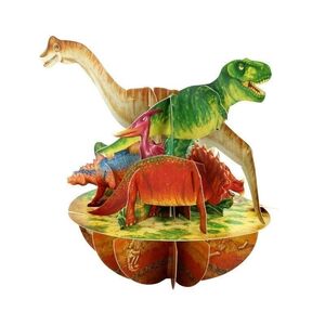 Postal Pirouettes 3D Dinosaurios