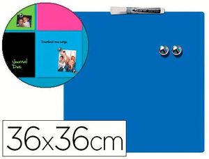 Pizarra Hogar Magnetica Nobo 36X36 cm Azul
