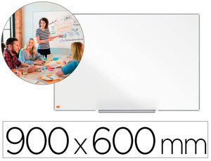 Pizarra Blanca Nobo Ip Pro Acero Vitrificado Magnetico 900X600 mm