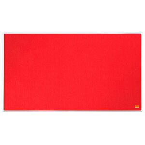 Tablero de Anuncios Nobo Impression Pro Fieltro Rojo Formato Panoramico 32 710X400 mm
