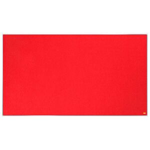 Tablero de Anuncios Nobo Impression Pro Fieltro Rojo Formato Panoramico 55\