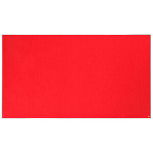 Tablero de Anuncios Nobo Impression Pro Fieltro Rojo Formato Panoramico 85 1880X1060 mm