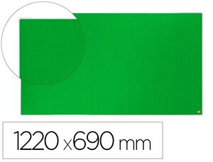 Tablero de Anuncios Nobo Impression Pro Fieltro Verde Formato Panoramico 55 1220X690 mm