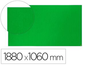 Tablero de Anuncios Nobo Impression Pro Fieltro Verde Formato Panoramico 85 1880X1060 mm