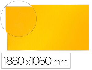 Tablero de Anuncios Nobo Impression Pro Fieltro Amarillo Formato Panoramico 85 1880X1060 mm