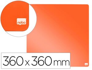 Pizarra Hogar Magnetica Nobo 36X36 cm Naranja