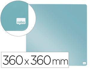 Pizarra Nobo Magnetica para el Hogar Color Gris 360X360 mm