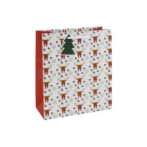 Bolsa de Regalo Navidad Copitos 21,5 X 10,2 X 25,3 cm