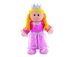 Marioneta Fiesta Crafts de Tela para Mano y Dedos Princesa 17X33 cm