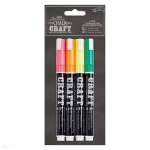 Rotuladores Chalk Paint Craft Pack 4 Colores Surtidos