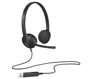 Cascos/auriculares con Cable Logitech Auricular Mic Usb Headset H340
