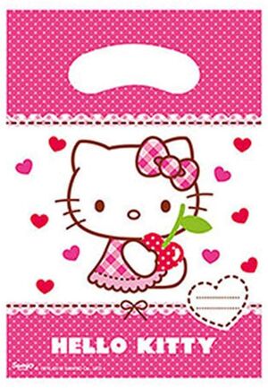 Bolsas Chuches Juguetes Hello Kitty Paquete 6 uds.