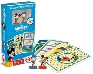 Juego Cartamundi Shuffle Plus Figurine Mickey (Paseo con Historias Mickey y Donald)