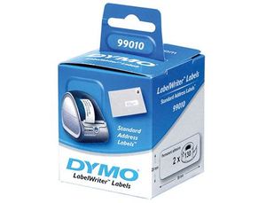 Etiqueta Adhesiva Dymo 99010 -Tamaño 89X28 mm para Impresora 400 130 Etiquetas Uso Direcciones Caja