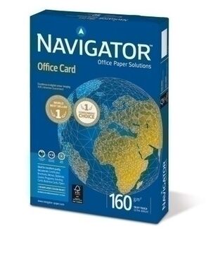 Papel A3 Navigator 160 Gr 250 Hj Office Card