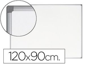 Pizarra Blanca Bi-Office Earth-It Magnetica de Acero Vitrificado Marco de Aluminio 120 X 90 cm con B