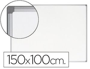 Pizarra Blanca Bi-Office Earth-It Magnetica de Acero Vitrificado Marco de Aluminio 100 X 150 cm con
