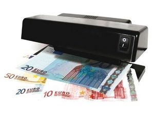 Detector Q-Connect de Billetes Euro -Falsos -Maquina