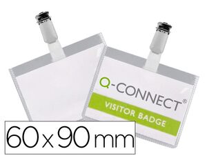 Identificador con Pinza Q-Connect Kf01562 60X90 mm Cerrada