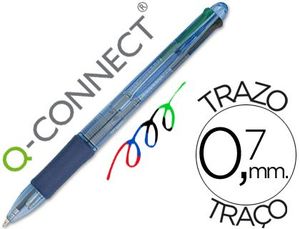 Boligrafo Q-Connect 4 en 1 Tinta 4 Color