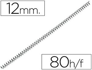 Espiral Metalico Q-Connect 56 4:1 12Mm 1