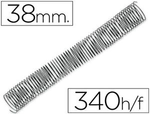 Espiral Metalico Q-Connect 64 5:1 38Mm 1,2Mm Caja de 25 Unidades