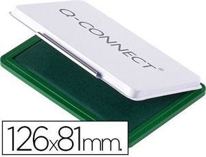 Tampon Q-Connect Nº 1 126X81 mm Verde