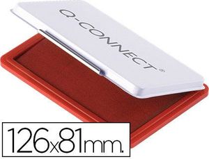 Tampon Q-Connect Nº 1 126X81 mm Rojo