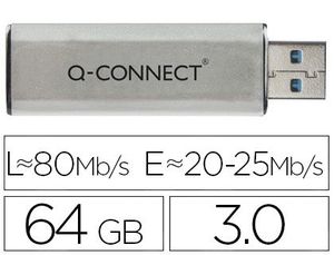 Memoria Usb Q-Connect Flash 64 Gb 3. 0