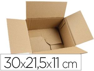 Caja para Embalar Q-Connect Fondo Automatico Medidas 300X215X110 mm Espesor Carton 3 mm