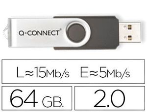 Memoria Usb Q-Connect Flash 64 Gb 2. 0