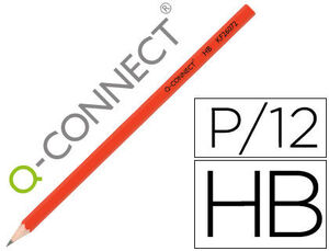 Lapiz Q-Connect Hexagonal sin Goma Hb Nº 2