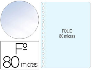 Funda Multitaladro Q-Connect Folio 80 Mc Piel de Naranja Caja de 1400 Unidades