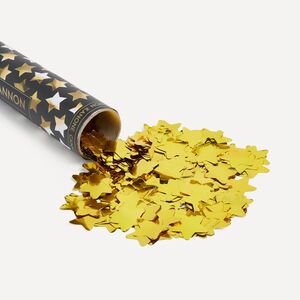 Cañon Confetti Estrellas Oro 40 cm